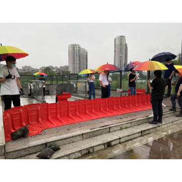 Barrière de protection contre les barrages de la carte de contrôle des inondations